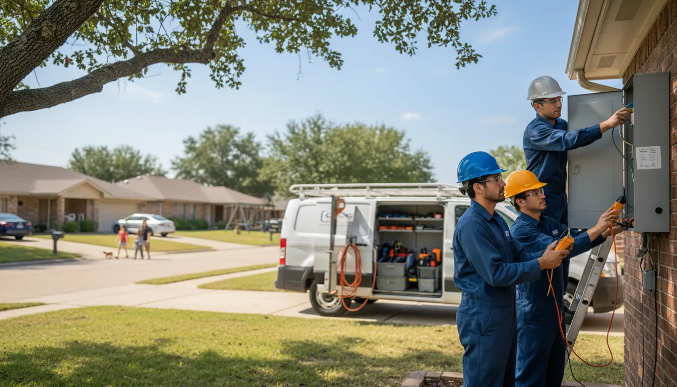 Certified electrician providing emergency electrical services in Tillatoba, MS